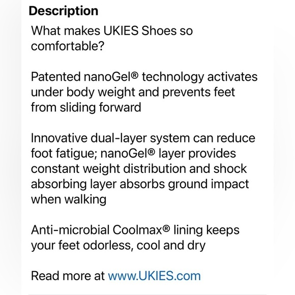 UKIES Nanogel Technology Black Soft Velvet Leather Heels W Silver Chain Size 8 - Picture 9 of 16